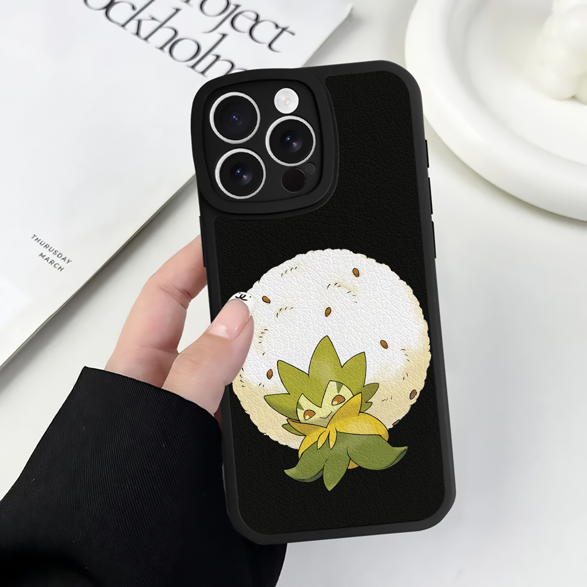 （画像用） ポケットモンスター Pokémon 【iPhone 16シリーズ対応】シリコンスマホケース（レザー調） 材質：シリコン
